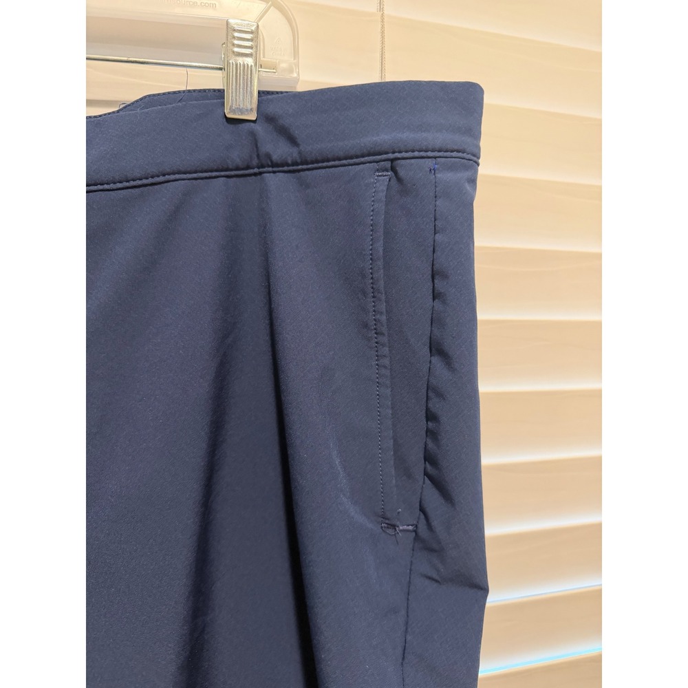 Vineyard Vines Performance Shorts Mens 38 Navy Blue Golf Stretch Flat Front 8in - Picture 2 of 5